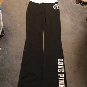 Small VS Pink yoga pants not cut like new!